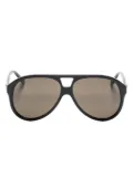 Gucci Eyewear pilot-frame sunglasses - Black