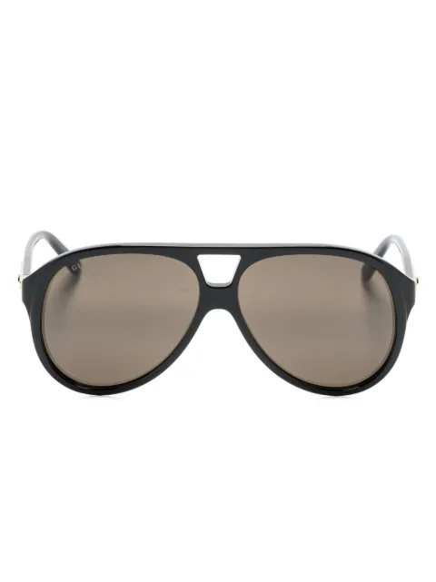 Gucci Eyewear lentes de sol estilo piloto