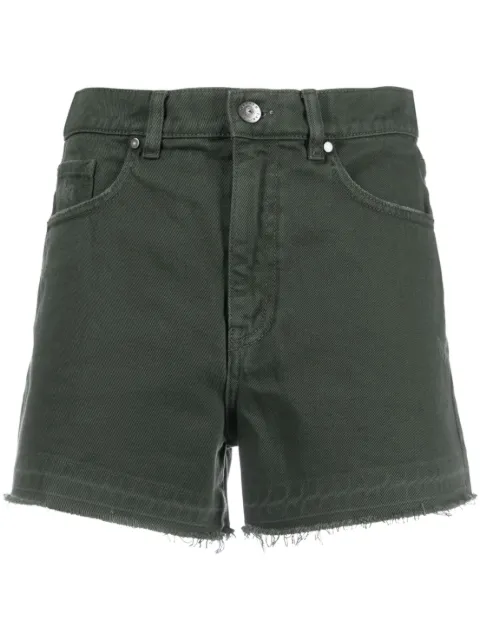 P.A.R.O.S.H. distressed-effect denim shorts