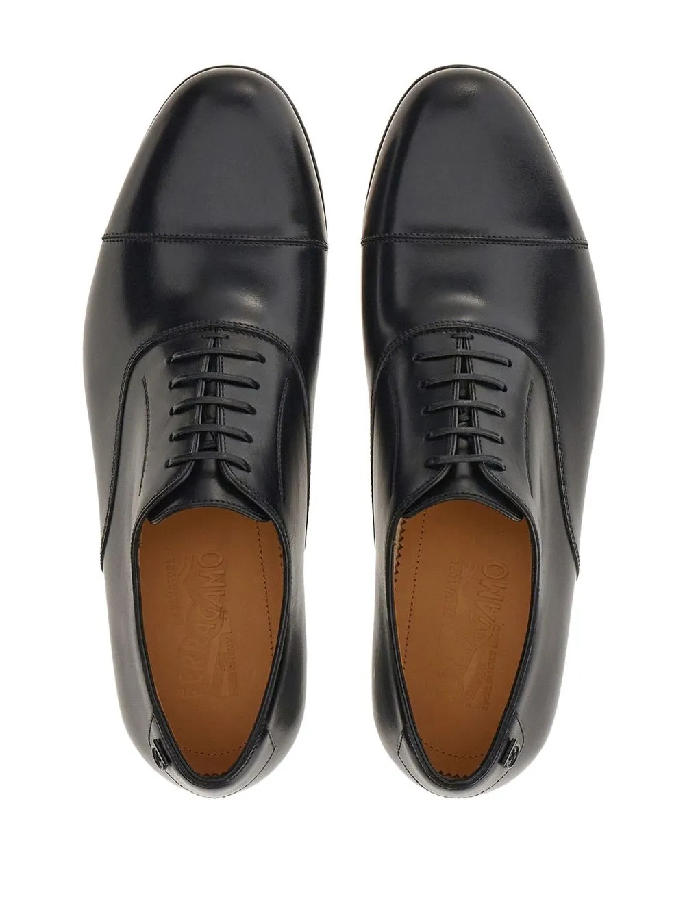 Ferragamo Almond-toe Derby Shoes - Farfetch