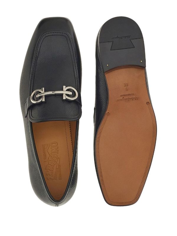 Ferragamo Gancini Leather Loafers - Farfetch