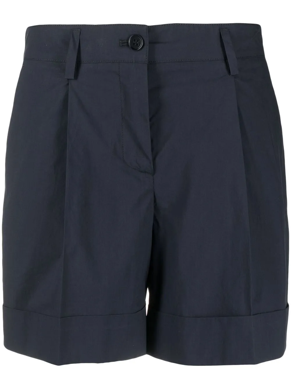 P.a.r.o.s.h High-rise Buttoned Shorts In Blau