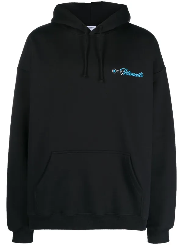 Vetements champion cheap logo hoodie