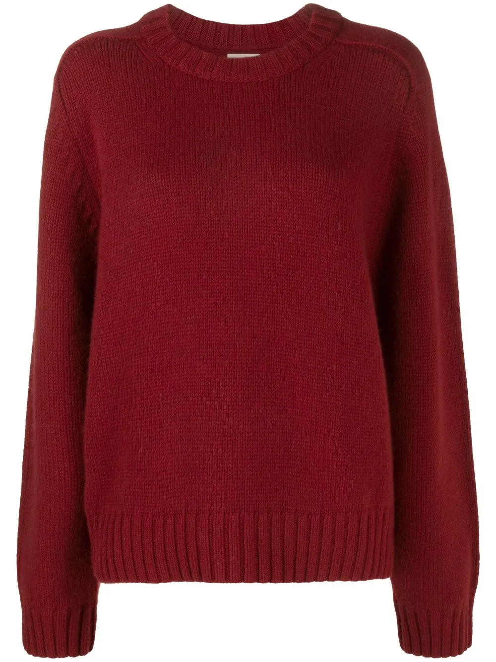 

KHAITE crew-neck cashmere jumper - Red