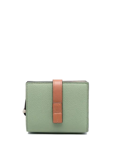 LOEWE cartera plegable con efecto granulado