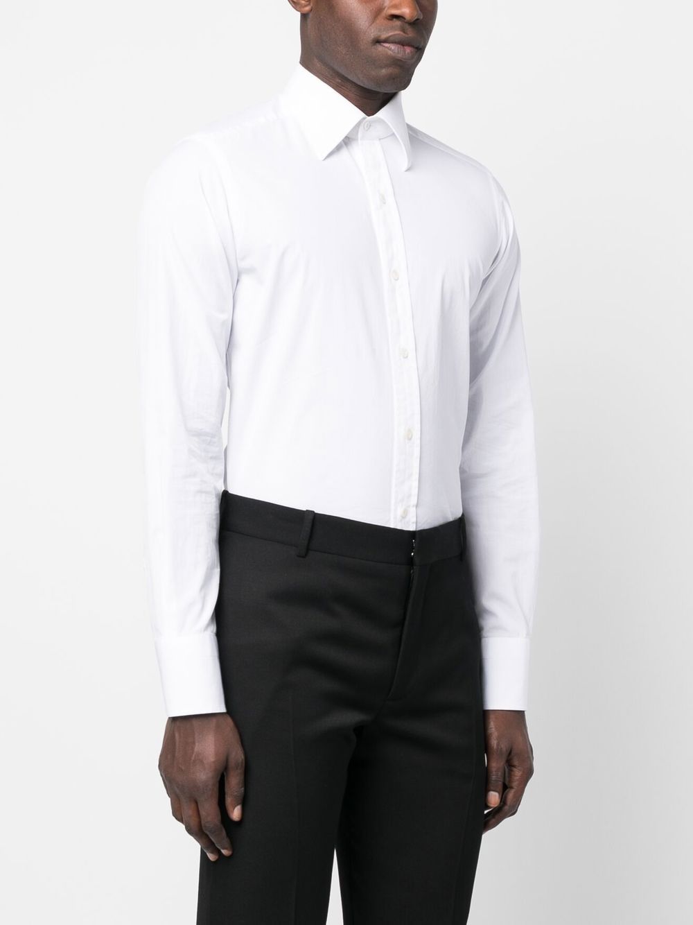 Alexander McQueen stripe-detail tailored-cut trousers Men