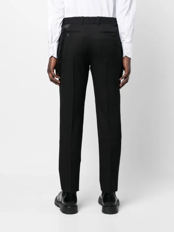 Alexander McQueen ストライプ テーラードパンツ | ブラック | FARFETCH JP