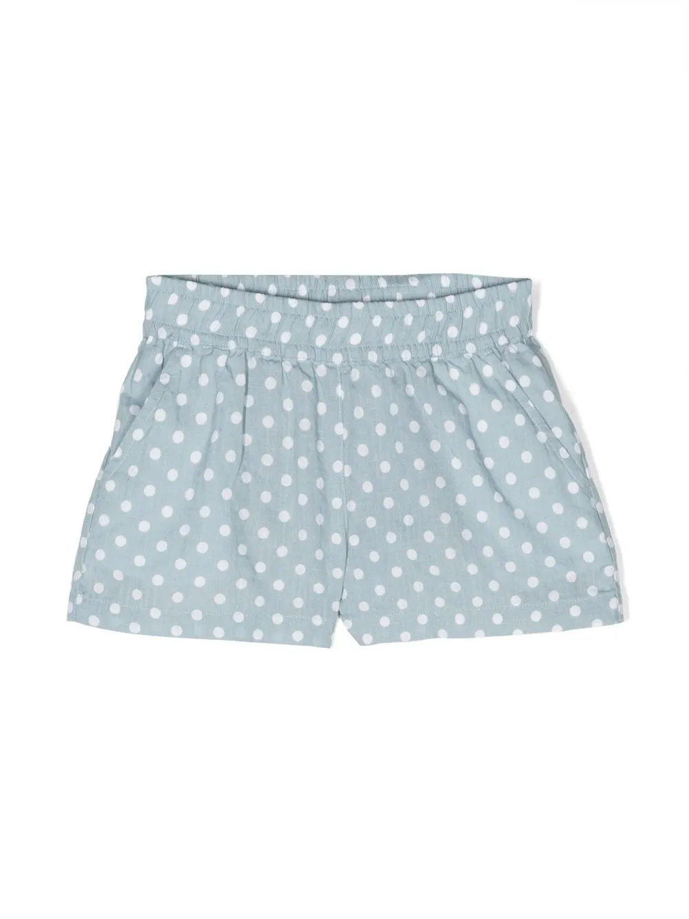 

Aspesi Kids polka-dot short shorts - Blue