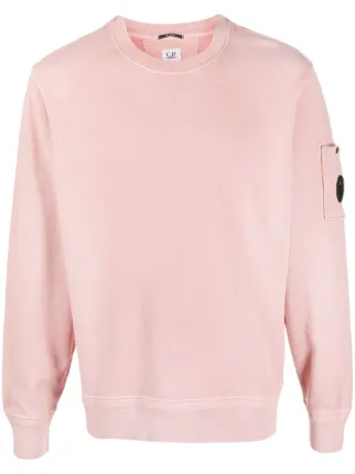 C.P. Company Lens detail crew neck Sweatshirt Pink FARFETCH AE