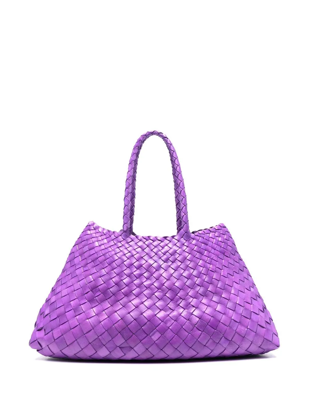 

DRAGON DIFFUSION woven leather tote bag - Purple