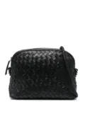 DRAGON DIFFUSION woven leather shoulder bag - Black