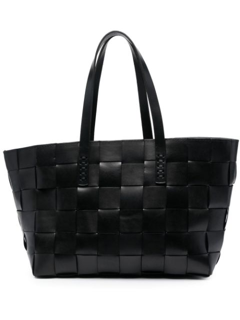 DRAGON DIFFUSION woven leather tote bag