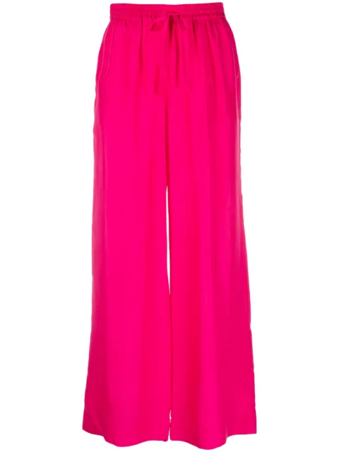 P.A.R.O.S.H. pantalones anchos con cordones en la pretina