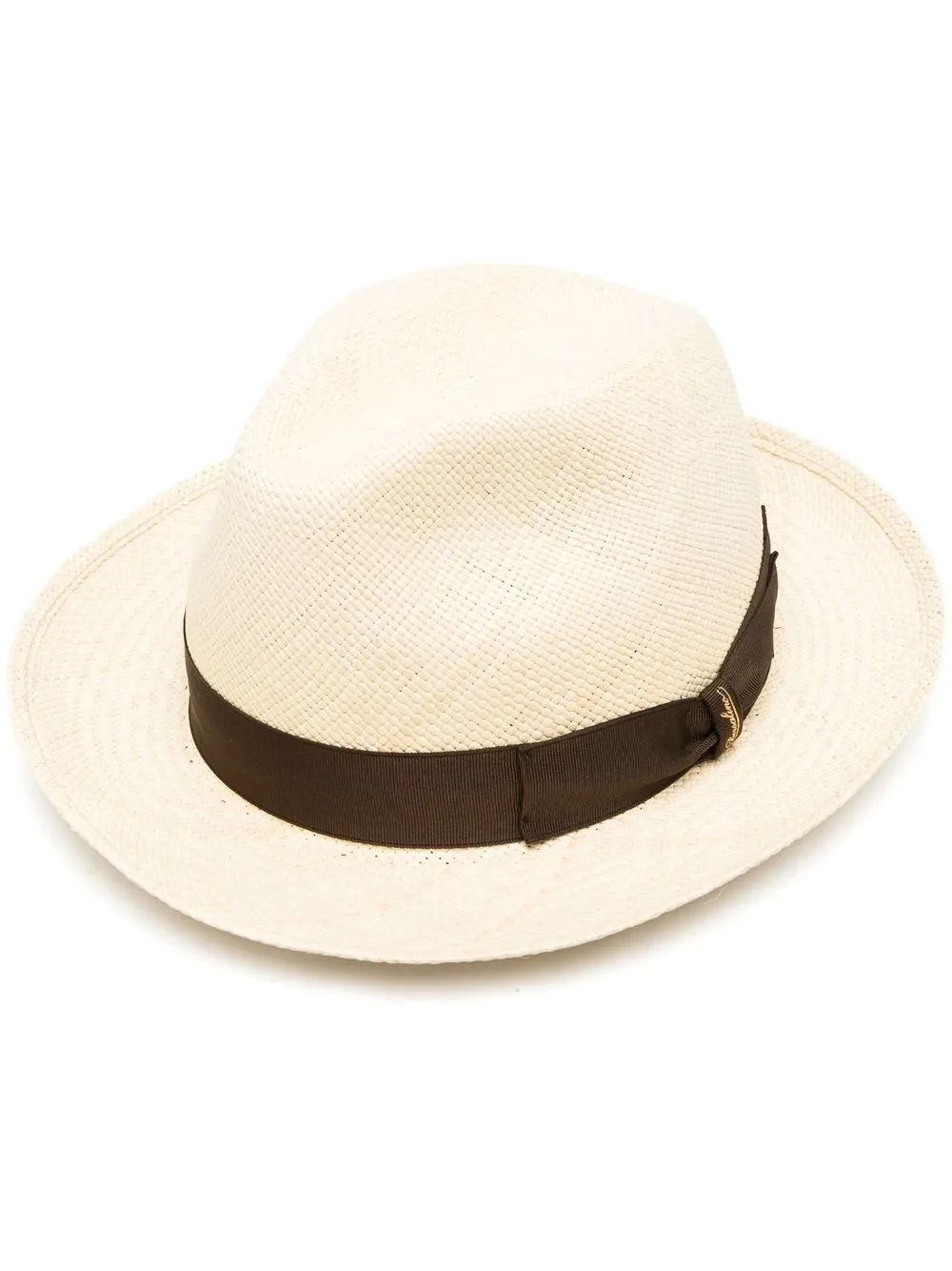 

Borsalino interwoven panama hat - Neutrals