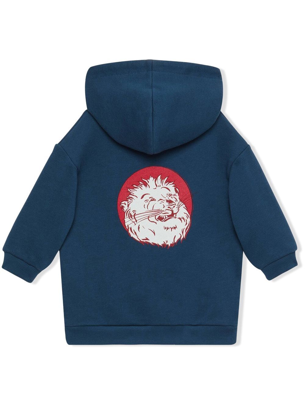 Gucci Kids Hoodie met grafische print - Blauw