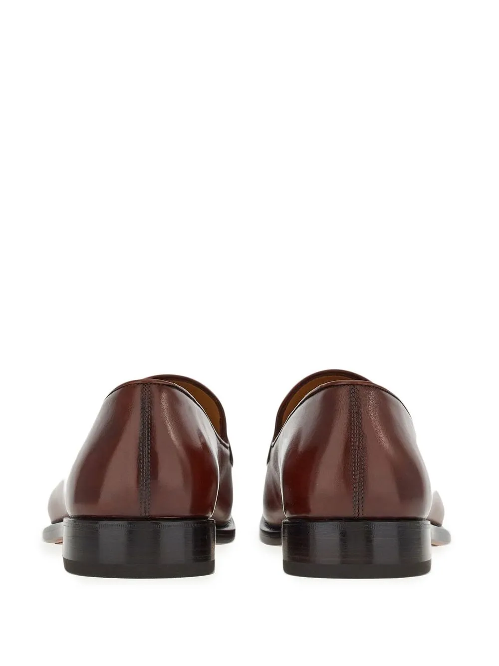 Ferragamo Leren penny loafers Bruin