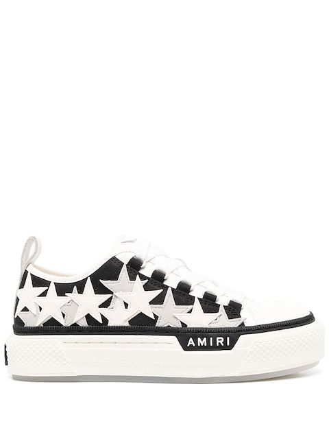 AMIRI star-patch lace-up sneakers