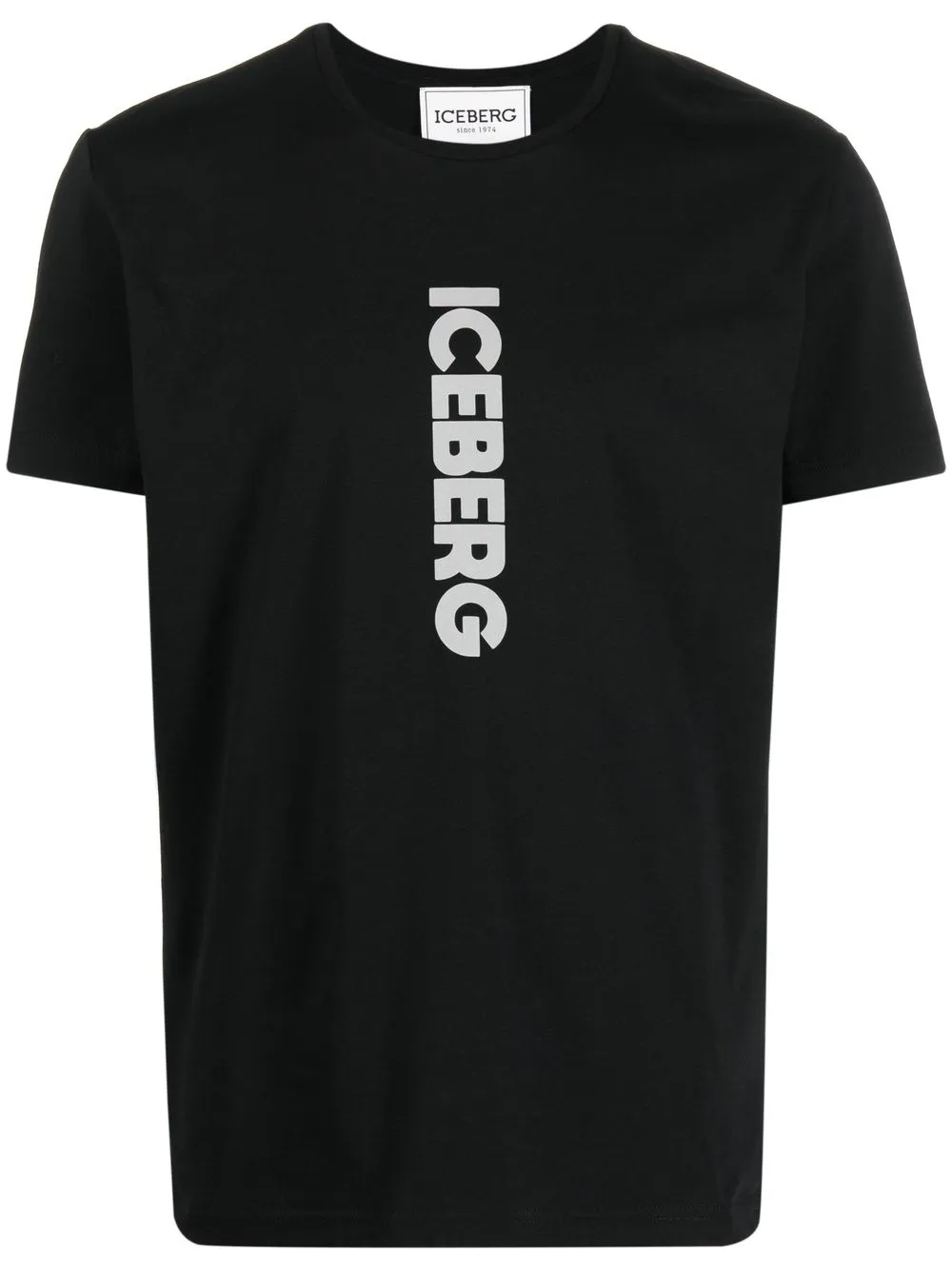 

Iceberg logo-print cotton T-shirt - Black