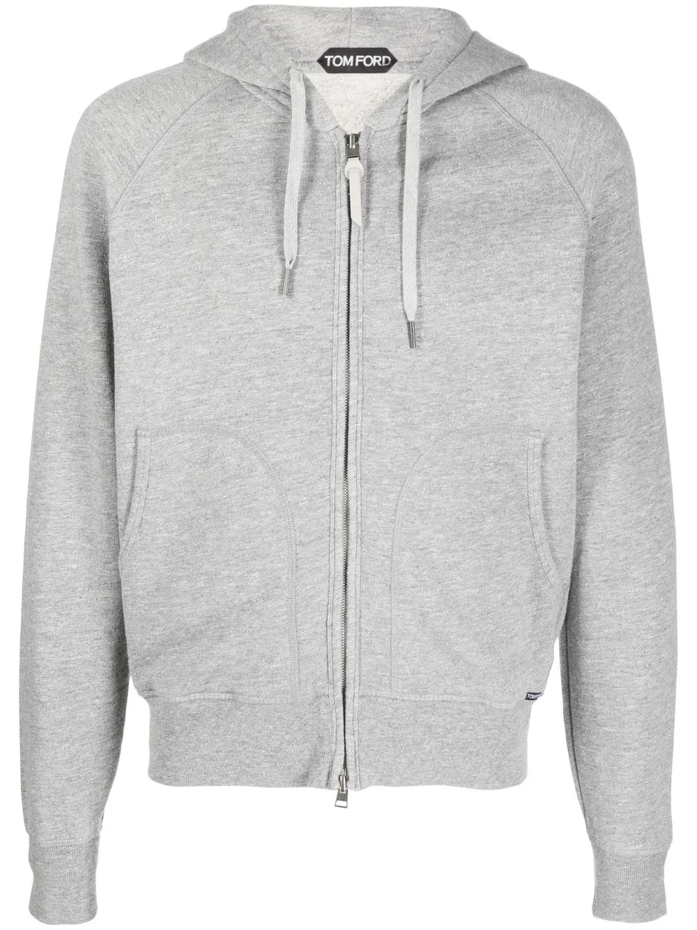 

TOM FORD long-sleeve zip-up hoodie - Grey