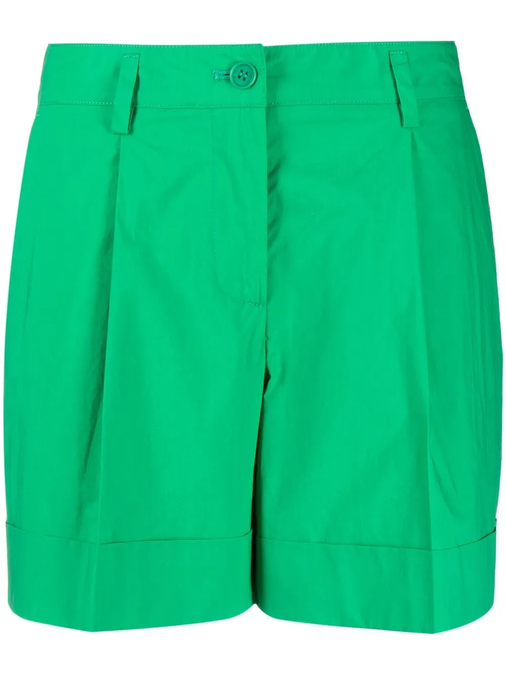 

P.A.R.O.S.H. shorts con tiro alto y botones - Verde