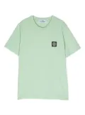 Stone Island Junior Compass-patch cotton T-shirt - Green