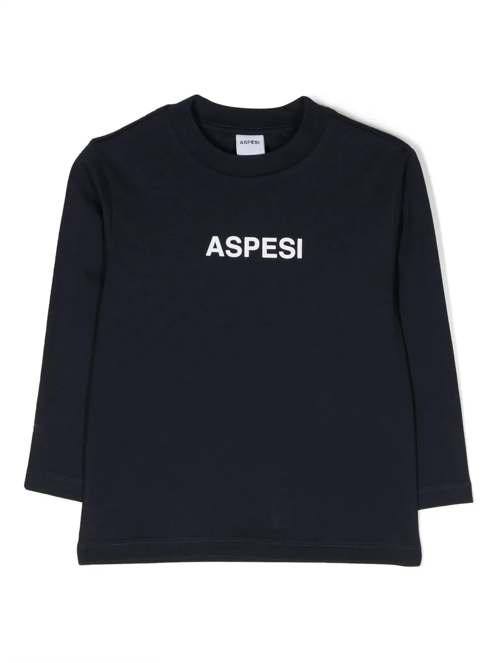 

Aspesi Kids logo-print cotton T-Shirt - Blue