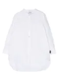 Aspesi Kids band-collar cotton shirt - White