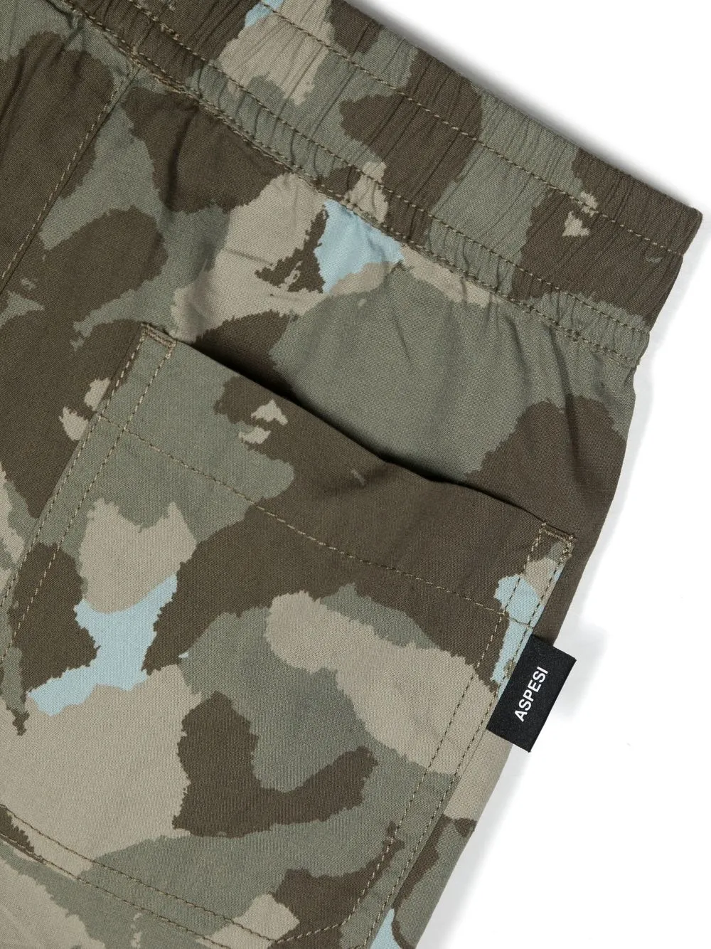 Camouflage-Print Straight Trousers