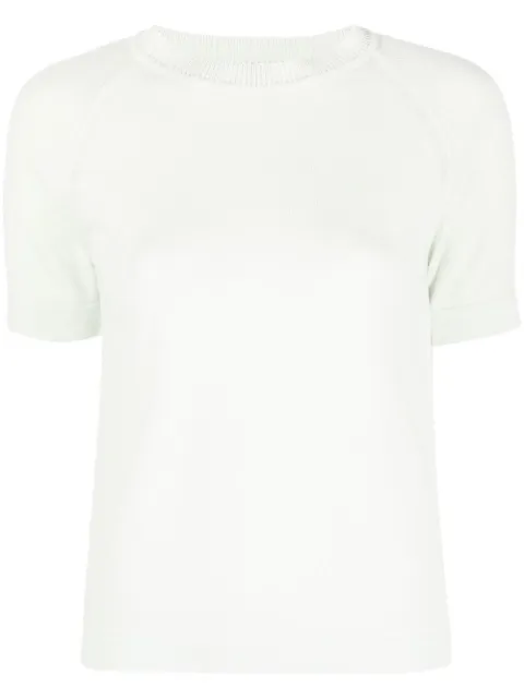 Barrie short-sleeved cashmere top