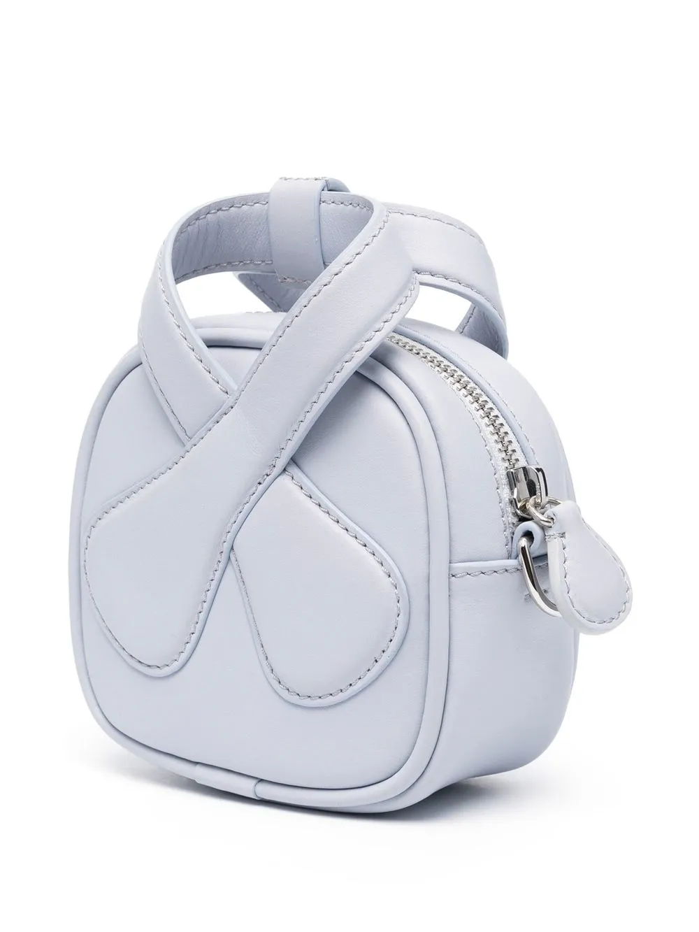 Courrèges Mini Loop Shoulder Bag In Purple