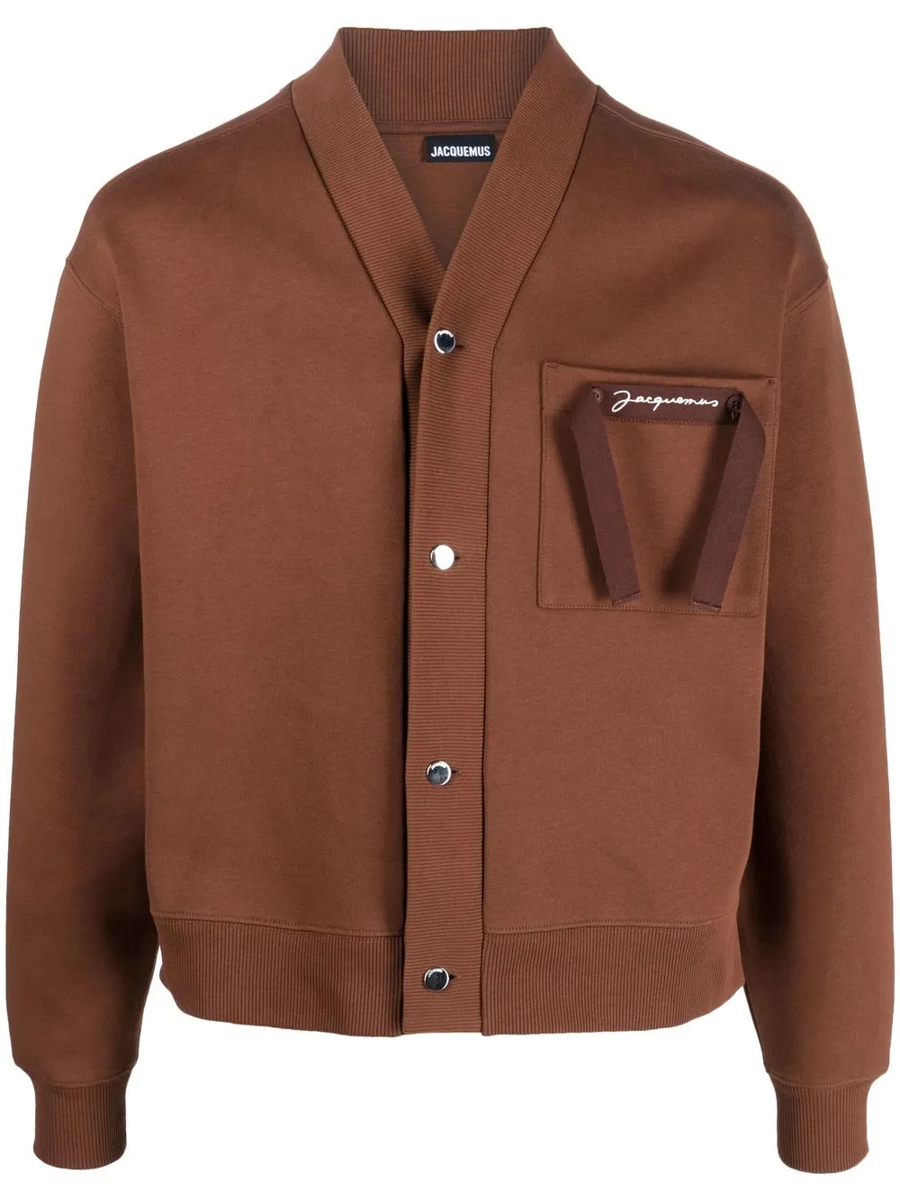 

Jacquemus press-stud oversized cardigan - Brown