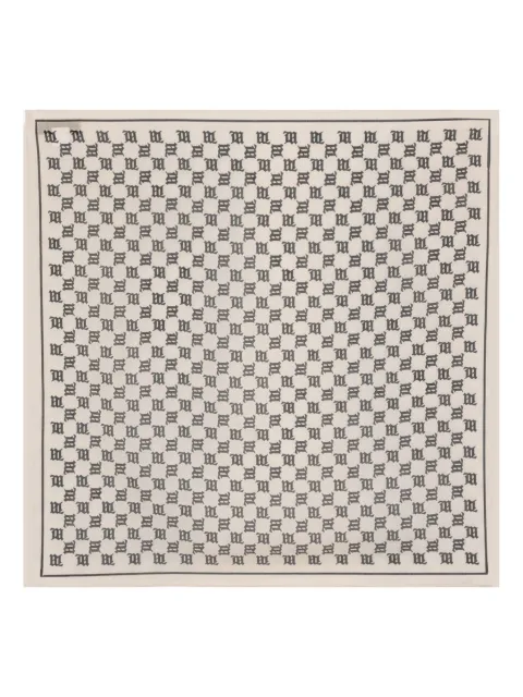 MISBHV monogram-pattern scarf