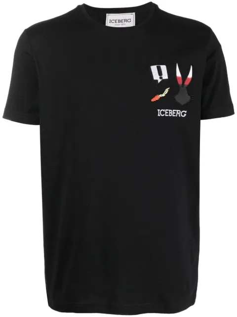 Iceberg T-Shirt mit Logo-Print