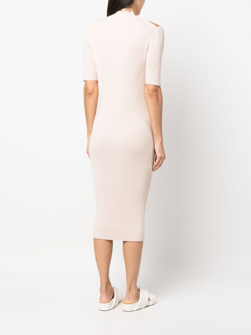 Iro Priscilla Cut Out Ribbed Midi Dress Farfetch