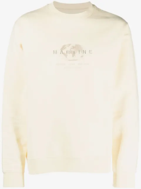 Martine Rose embroidered-logo cotton sweatshirt