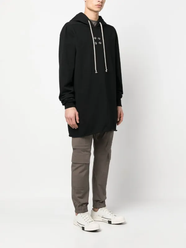 通販でクリスマス long-sleeved DRKSHDW Owens Rick Cotton FARFETCH | Black | Hoodie トップス