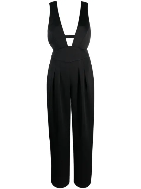 IRO - Harriet plunging-V-neck jumpsuit