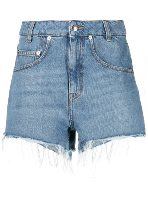 IRO frayed-hem denim shorts