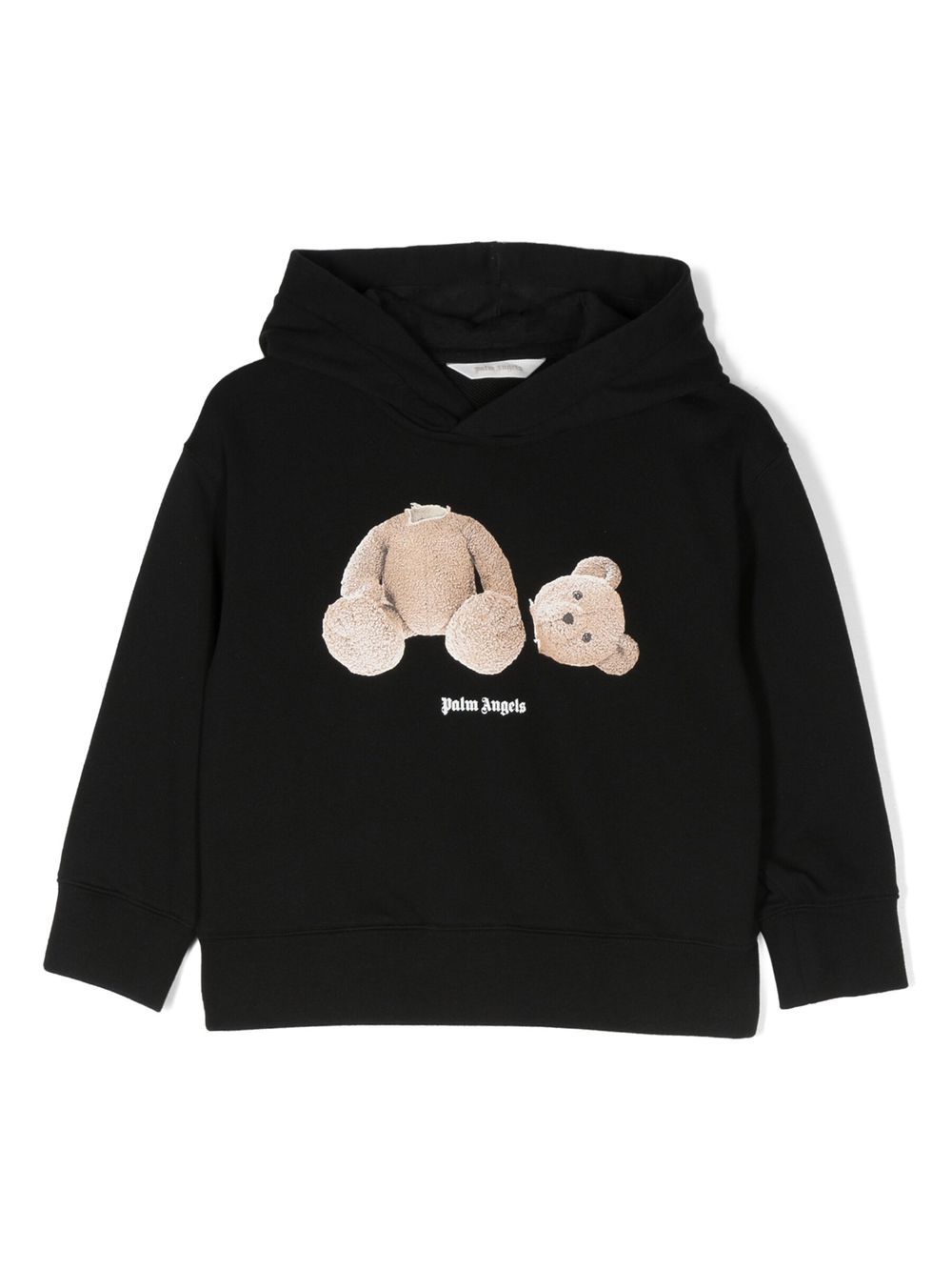 Kids Green Bear Hoodie by Palm Angels on Sale