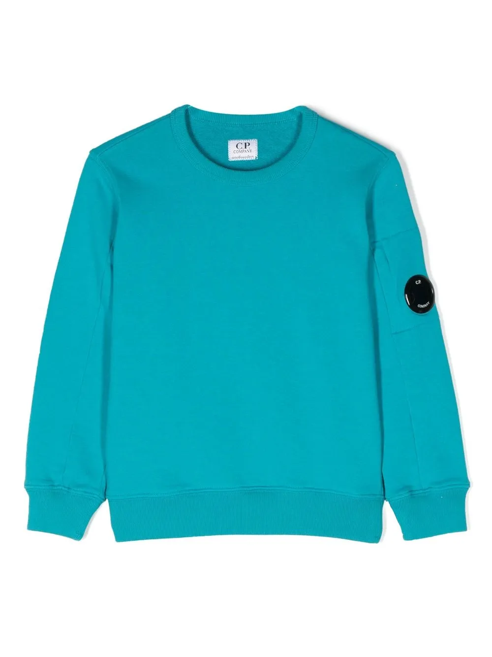 

C.P. Company Kids logo-appliqué crew-neck sweatshirt - Blue