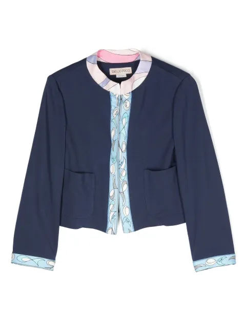 PUCCI Junior chamarra con estampado Pesci