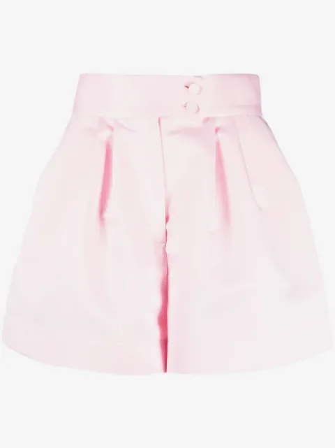 STYLAND satin-finish mini shorts
