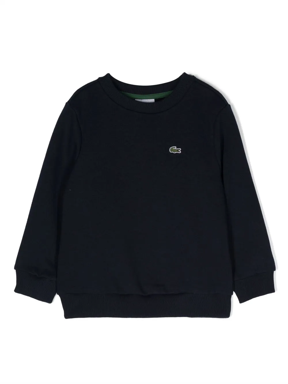 

Lacoste Kids logo-patch crew-neck sweatshirt - Blue