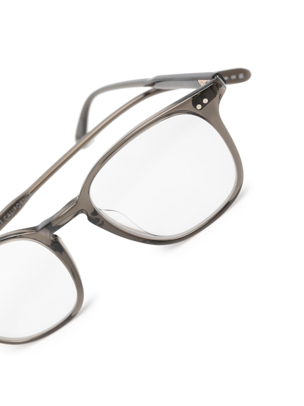 Shop Garrett Leight Round-frame Design Glasses In Grau