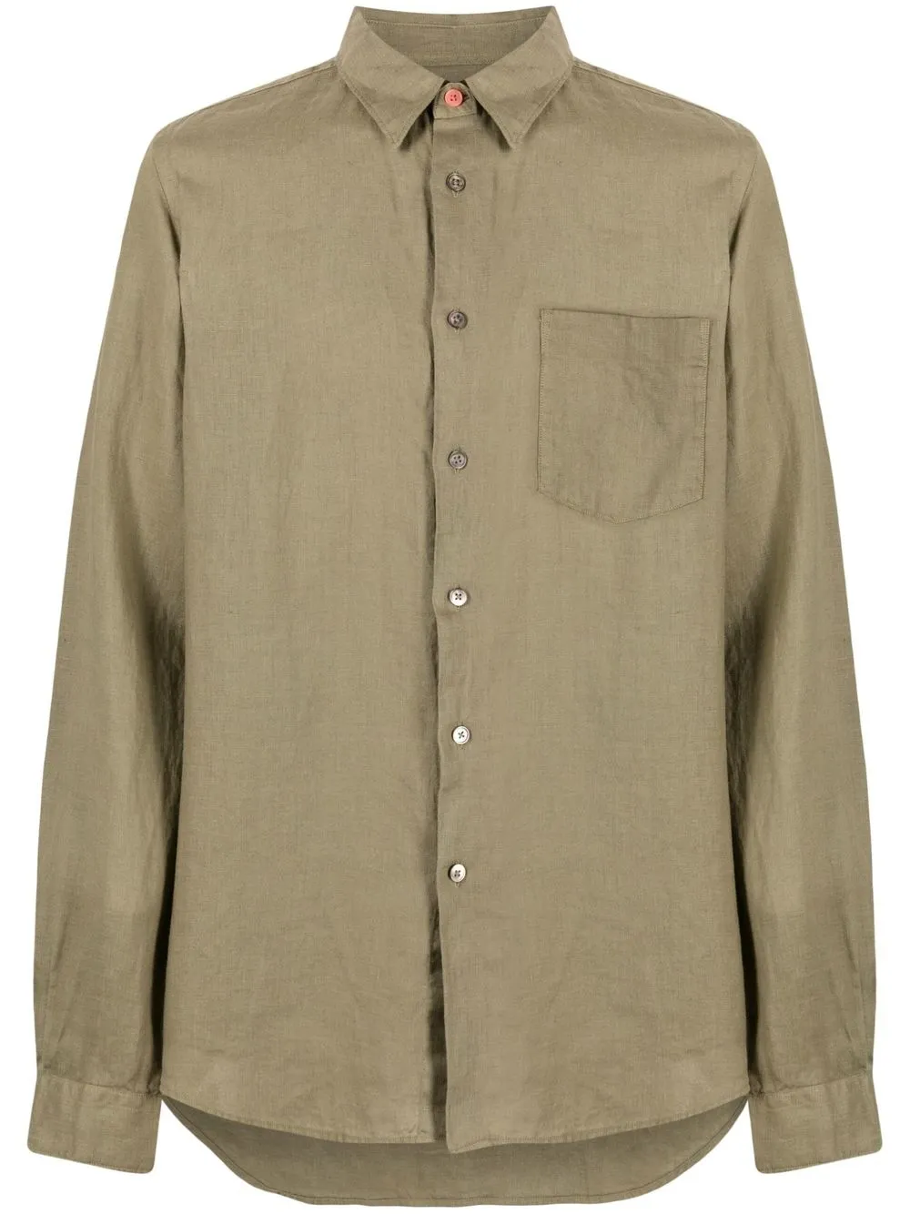 

PS Paul Smith long-sleeve linen shirt - Green