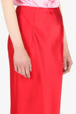 Fluted Midi Skirt