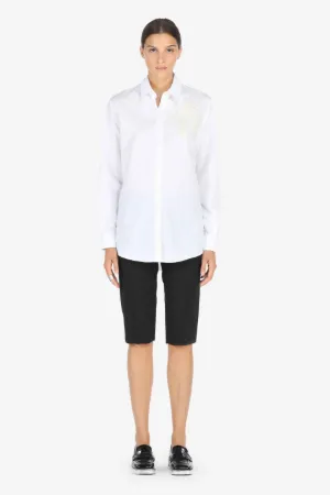Lace-Appliqué Shirt