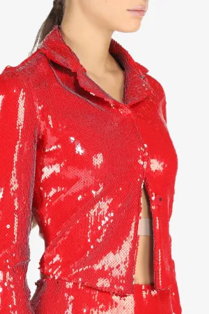 Sequin-Embellished Jacket