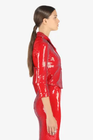 Sequin-Embellished Jacket
