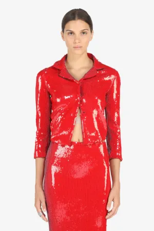 Sequin-Embellished Jacket